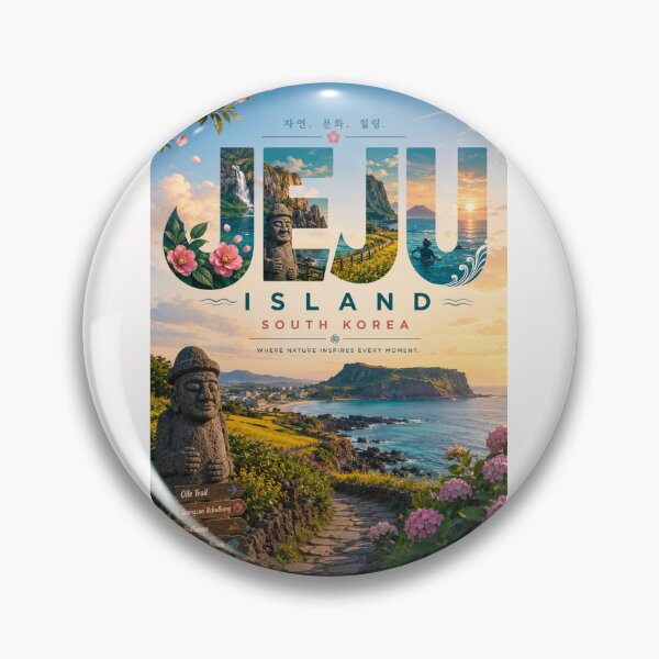 Item preview, Jeju Island Seongsan Ilchulbong Hallasan South Korea Coastal Paradise designed and sold by Places On Earth.