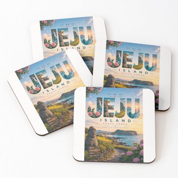 Item preview, Jeju Island Seongsan Ilchulbong Hallasan South Korea Coastal Paradise designed and sold by Places On Earth.