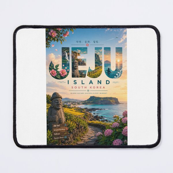 Item preview, Jeju Island Seongsan Ilchulbong Hallasan South Korea Coastal Paradise designed and sold by Places On Earth.