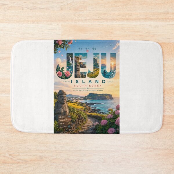 Item preview, Jeju Island Seongsan Ilchulbong Hallasan South Korea Coastal Paradise designed and sold by Places On Earth.