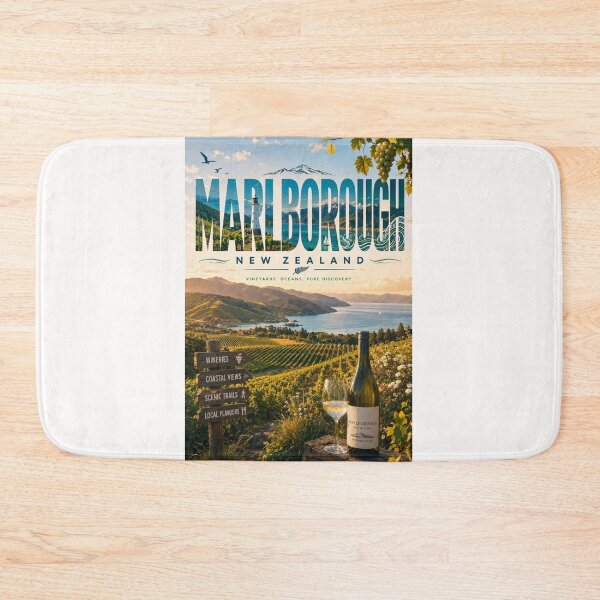 Item preview, Marlborough Sounds New Zealand Sauvignon Blanc Coastal Vineyards designed and sold by Places On Earth.