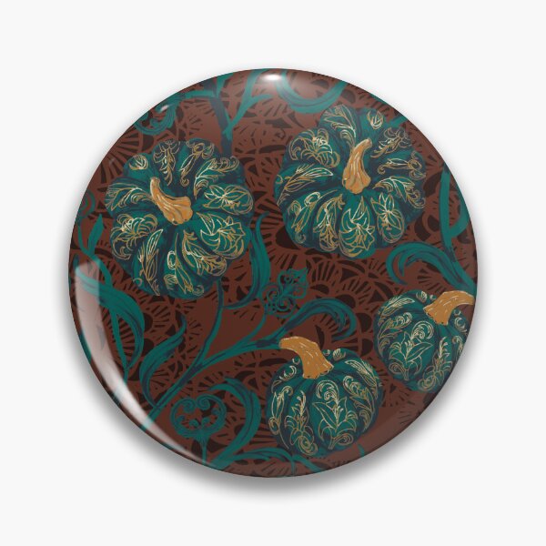 Item preview, Gilded Pumpkin Masquerade Dark Garnet and Emerald designed and sold by Dally-Dabble.