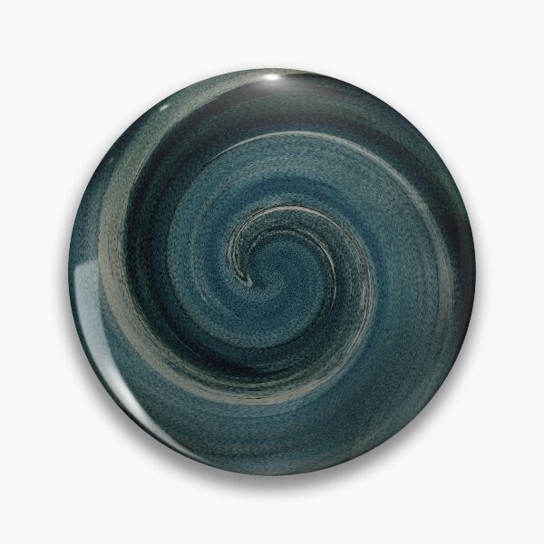 Item preview, Retro Spiral Swirl Pattern in Blue designed and sold by Artistestella.