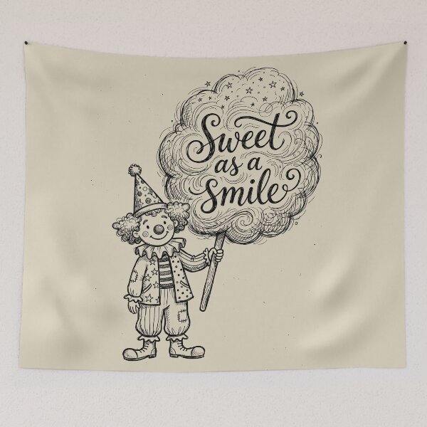 Item preview, Cotton Candy Swirl - Cute Clown designed and sold by bapupa.