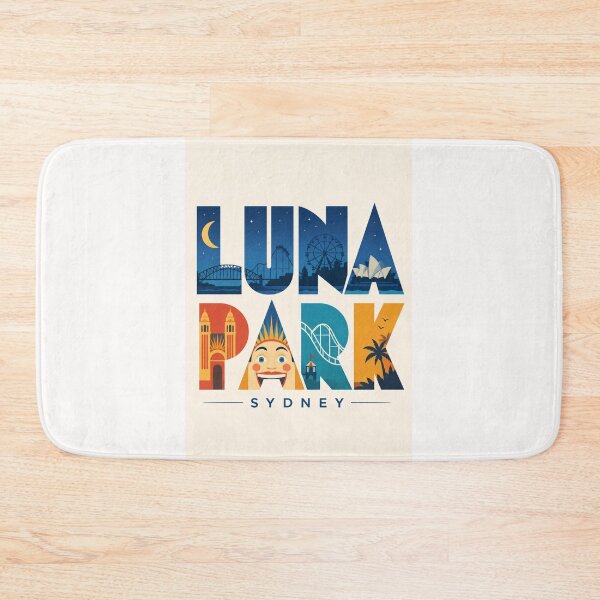Item preview, Luna Park Sydney Harbour Bridge Sydney Opera House Australia Coastal Icons designed and sold by Places On Earth.