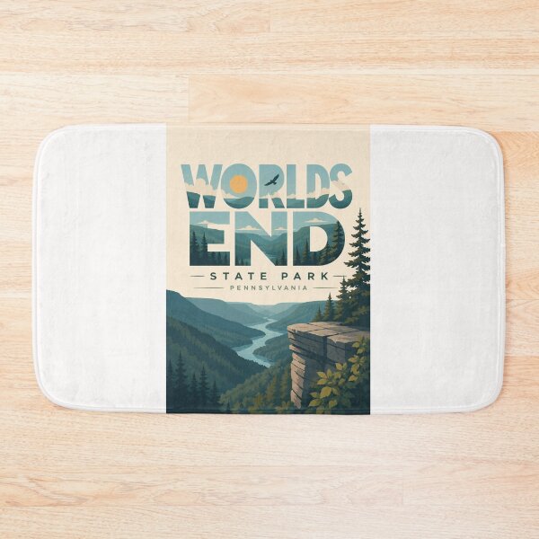 Item preview, Worlds End State Park Pennsylvania Scenic Canyon Overlook designed and sold by Places On Earth.