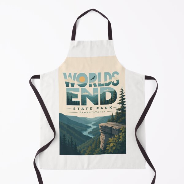 Item preview, Worlds End State Park Pennsylvania Scenic Canyon Overlook designed and sold by Places On Earth.