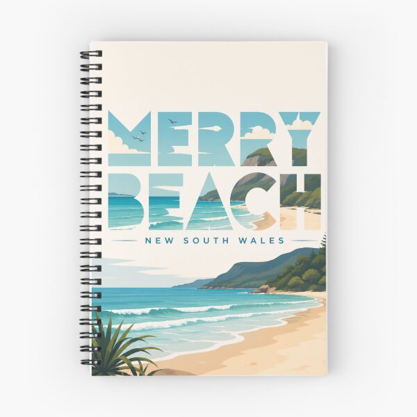 Item preview, Merry Beach New South Wales South Coast Australia Coastal Escape designed and sold by Places On Earth.