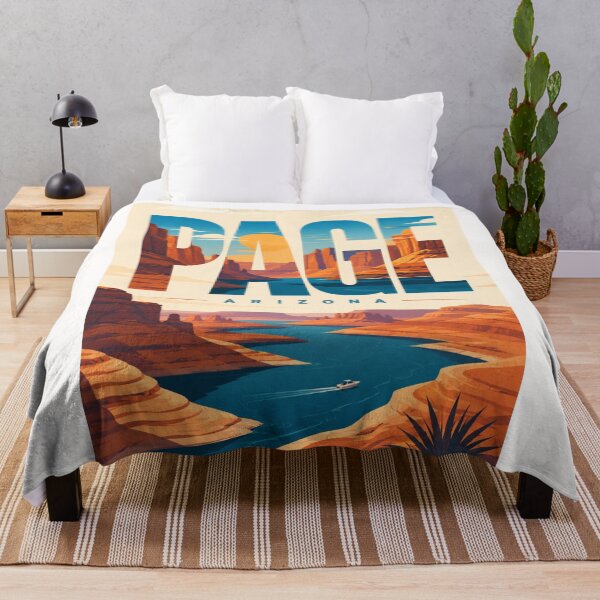 Item preview, Page Arizona Lake Powell Glen Canyon Desert Landscape designed and sold by Places On Earth.