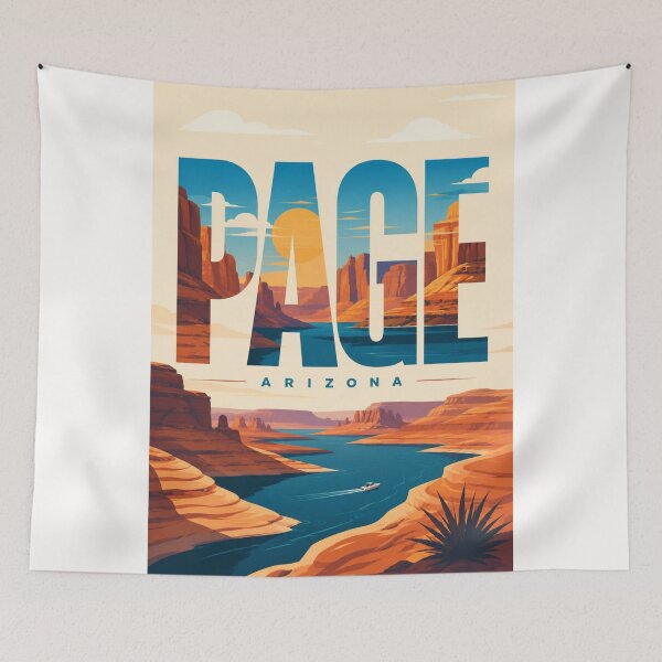 Item preview, Page Arizona Lake Powell Glen Canyon Desert Landscape designed and sold by Places On Earth.