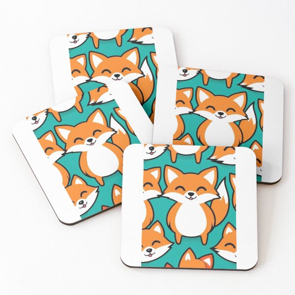 Item preview, Art - Stylized Foxes, Playful and Childlike Illustration designed and sold by DoodyPets.