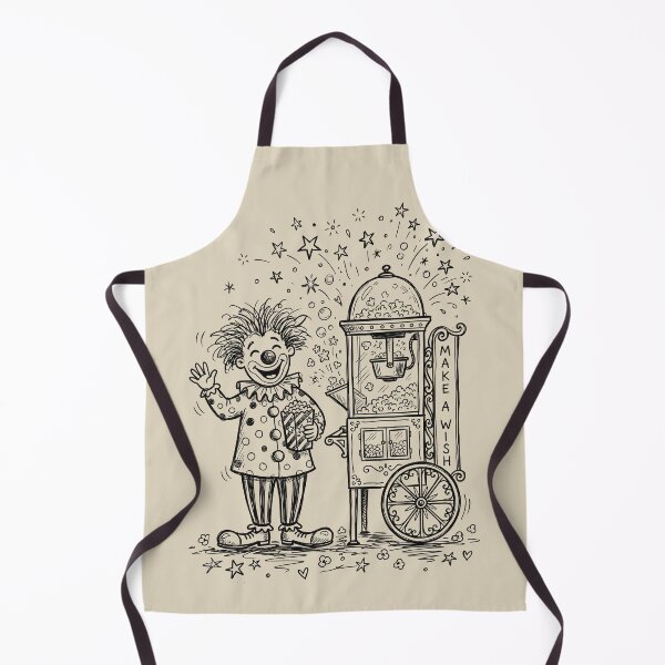 Item preview, Popcorn Cart Glee - Cute Clown designed and sold by bapupa.