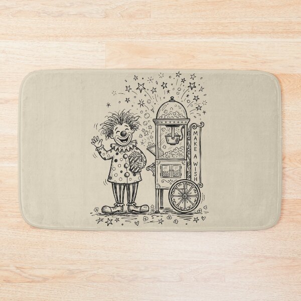 Item preview, Popcorn Cart Glee - Cute Clown designed and sold by bapupa.