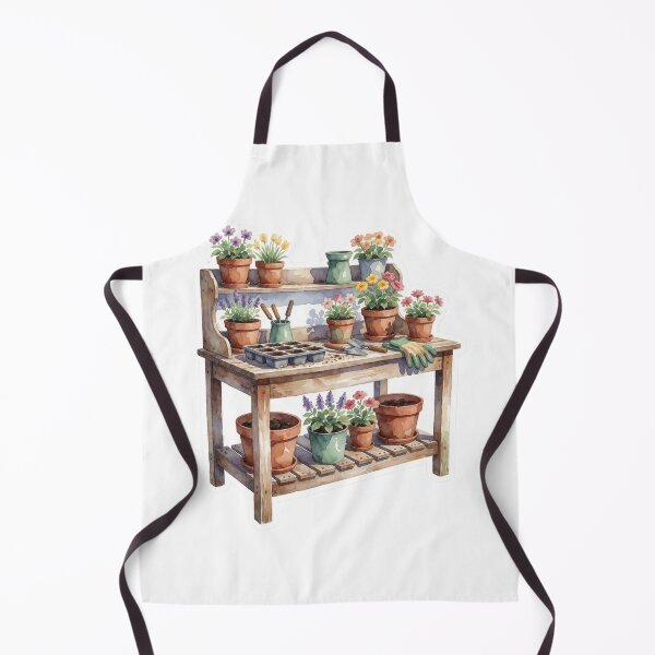 Item preview, Potted Flowers Garden Botanical Illustration designed and sold by AillustriaAK.