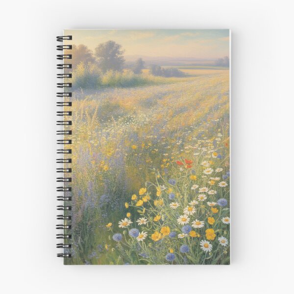 Item preview, Golden Summer Wildflower Meadow – Impressionist Monet-Inspired Floral Landscape Wall Art designed and sold by Tamas Das.