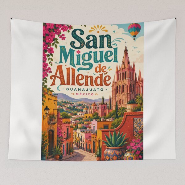 Item preview, San Miguel de Allende Guanajuato Mexico Historic Colonial City designed and sold by Places On Earth.