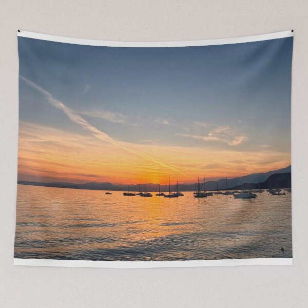 Item preview, Bardolino golden Sunset over Lake Garda designed and sold by Violaman.
