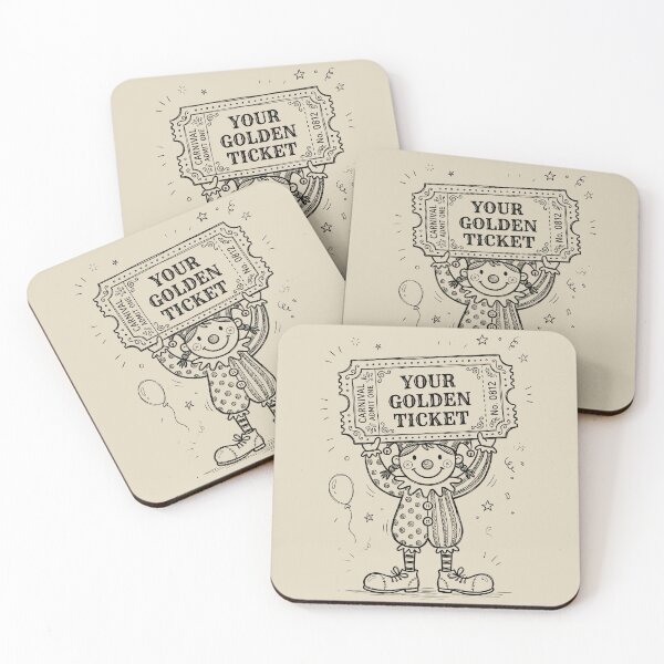 Item preview, Ticket Stub Glee - Cute Clown designed and sold by bapupa.