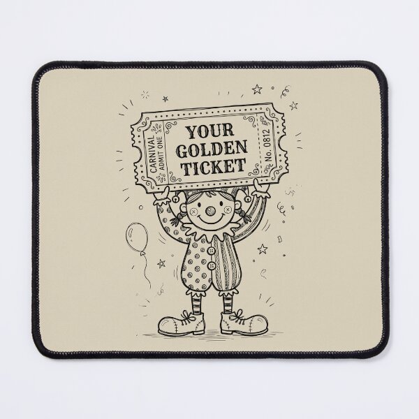 Item preview, Ticket Stub Glee - Cute Clown designed and sold by bapupa.