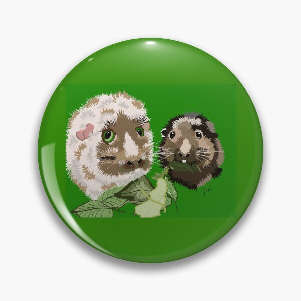 Item preview, Snowy & Cookies the Guinea Pigs designed and sold by TinaJostDesigns.