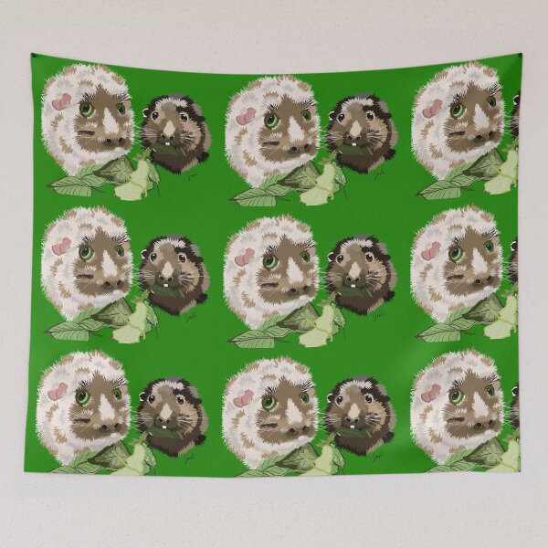 Item preview, Snowy & Cookies the Guinea Pigs designed and sold by TinaJostDesigns.