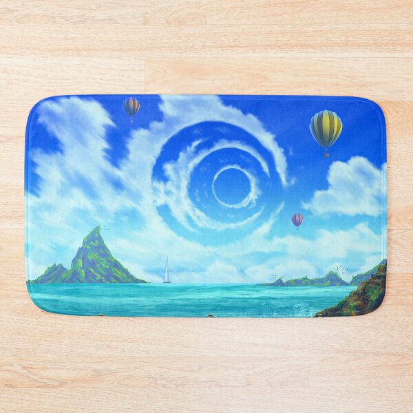 Item preview, Summer festival, ocean view, waves and air balloons designed and sold by Witseart.
