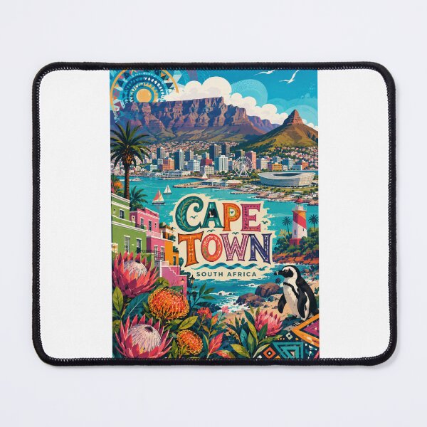 Item preview, Cape Town Table Mountain South Africa Coastal Skyline designed and sold by Aryabek.