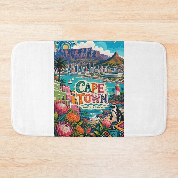 Item preview, Cape Town Table Mountain South Africa Coastal Skyline designed and sold by Aryabek.