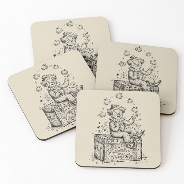 Item preview, Whimsical Big Top - Cute Clown designed and sold by bapupa.