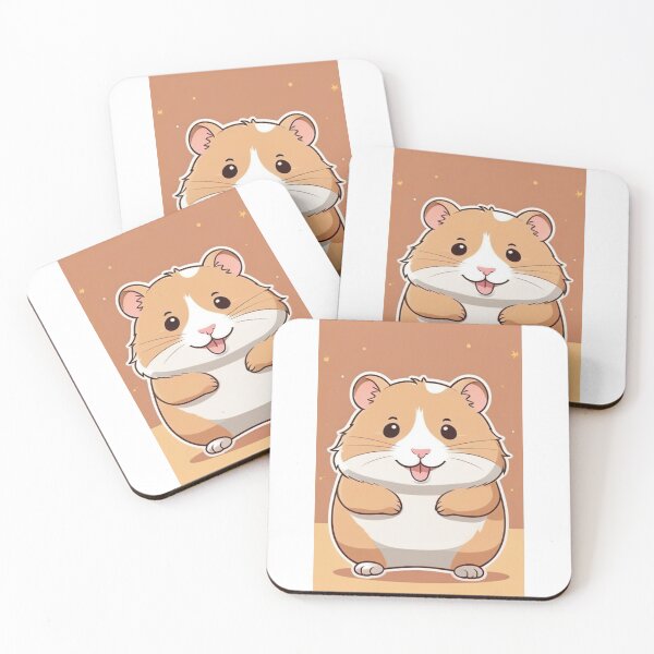 Item preview, Art - Stylized Hamster, Japanese Kawaii Aesthetic designed and sold by DoodyPets.