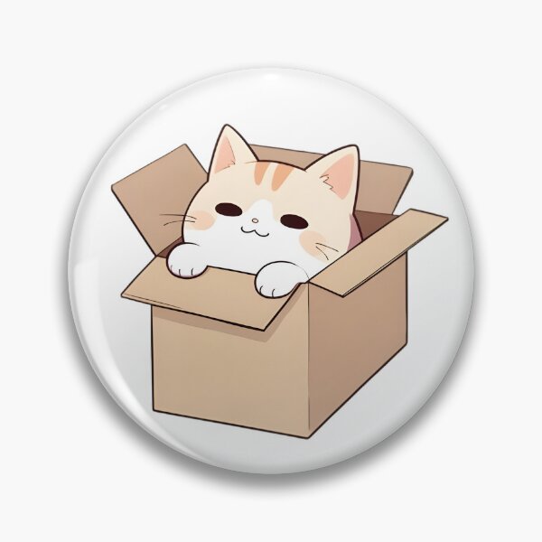 Item preview, Cat in Cardboard Box This Is My Home designed and sold by tommysworks.