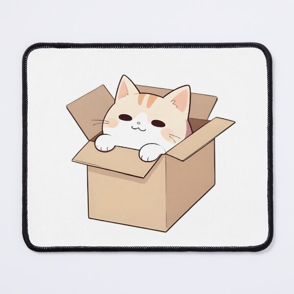 Item preview, Cat in Cardboard Box This Is My Home designed and sold by tommysworks.