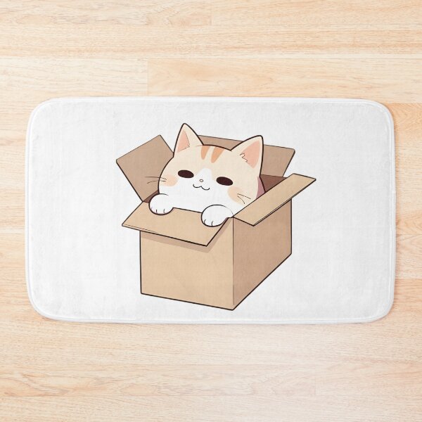 Item preview, Cat in Cardboard Box This Is My Home designed and sold by tommysworks.