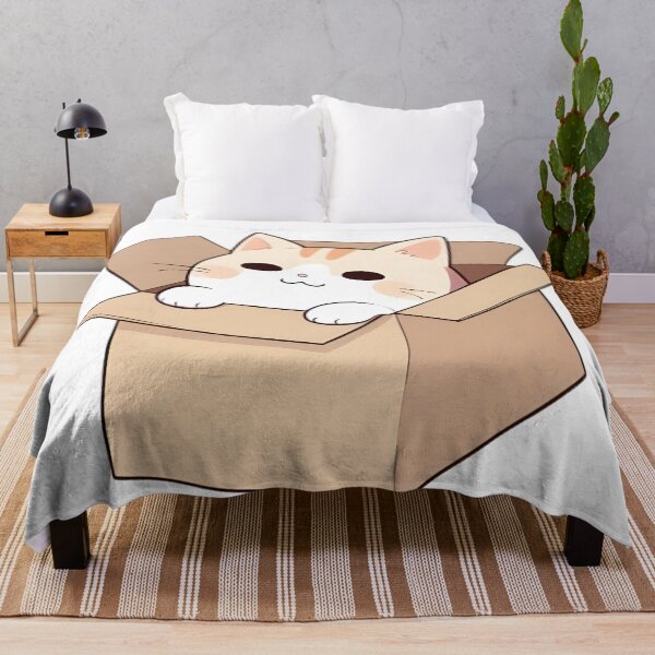 Item preview, Cat in Cardboard Box This Is My Home designed and sold by tommysworks.