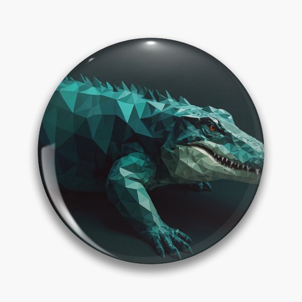 Item preview, Crocodile Low-Poly Geometric Art designed and sold by RawNaturePrints.