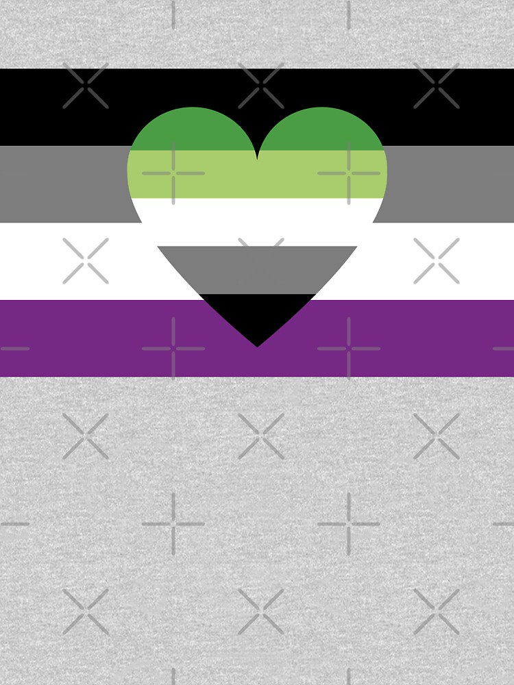 Asexual Aromantic Flag T Shirt For Sale By Dlpalmer Redbubble 