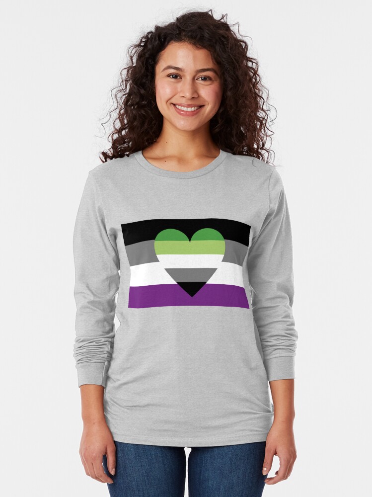 Asexual Aromantic Flag T Shirt By Dlpalmer Redbubble 