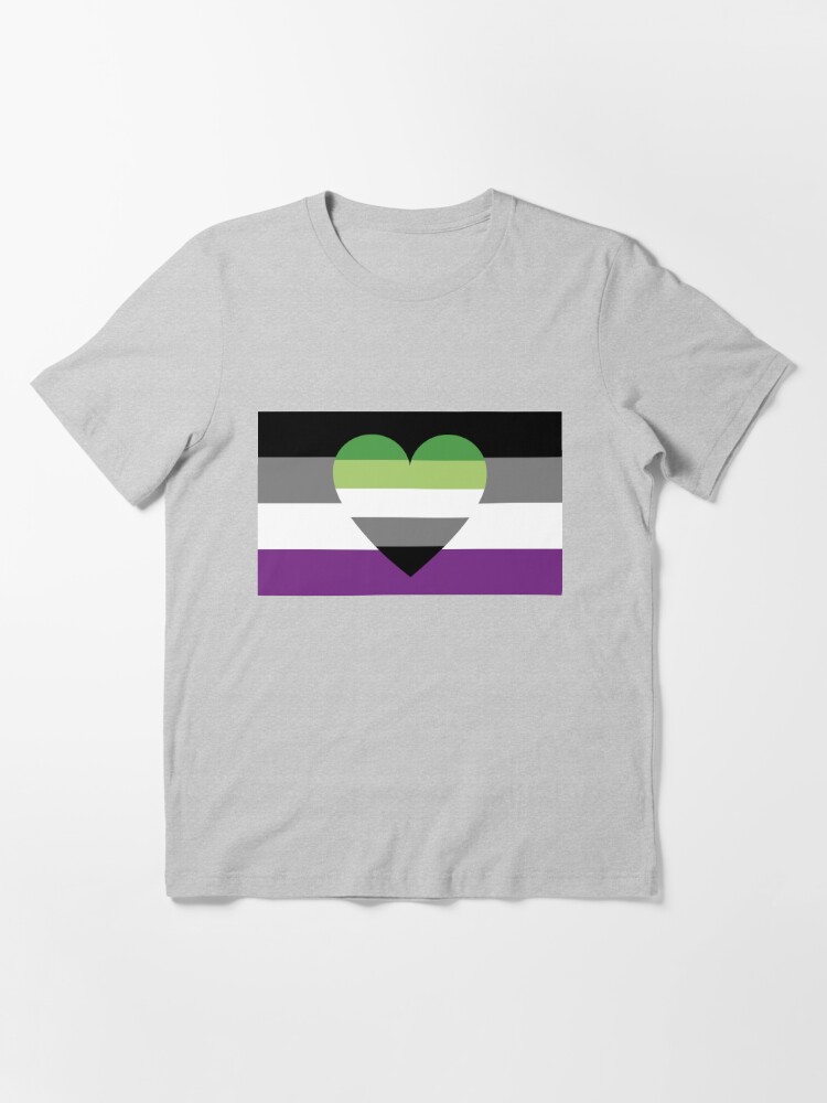 Asexual Aromantic Flag T Shirt For Sale By Dlpalmer Redbubble
