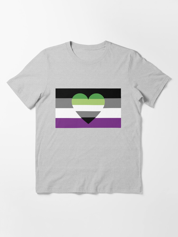 Asexual Aromantic Flag T Shirt For Sale By Dlpalmer Redbubble 