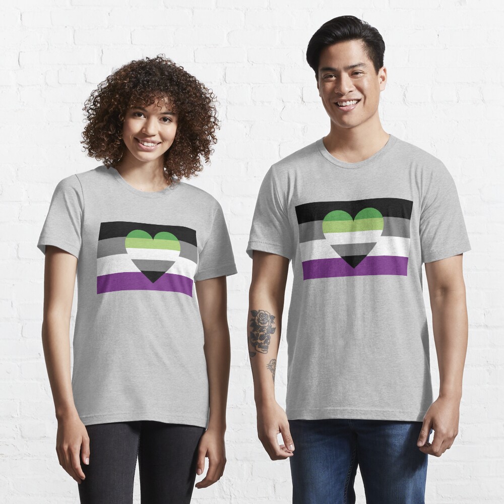 Asexual Aromantic Flag T Shirt For Sale By Dlpalmer Redbubble 