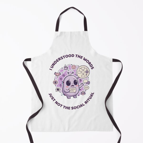 Item preview, I Understood the Words Just Not the Social Ritual designed and sold by DarklyOK.