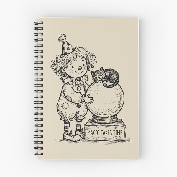 Item preview, Crystal Ball Wonder - Cute Clown Girl designed and sold by bapupa.