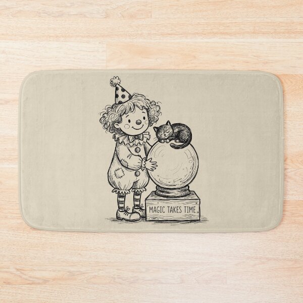Item preview, Crystal Ball Wonder - Cute Clown Girl designed and sold by bapupa.