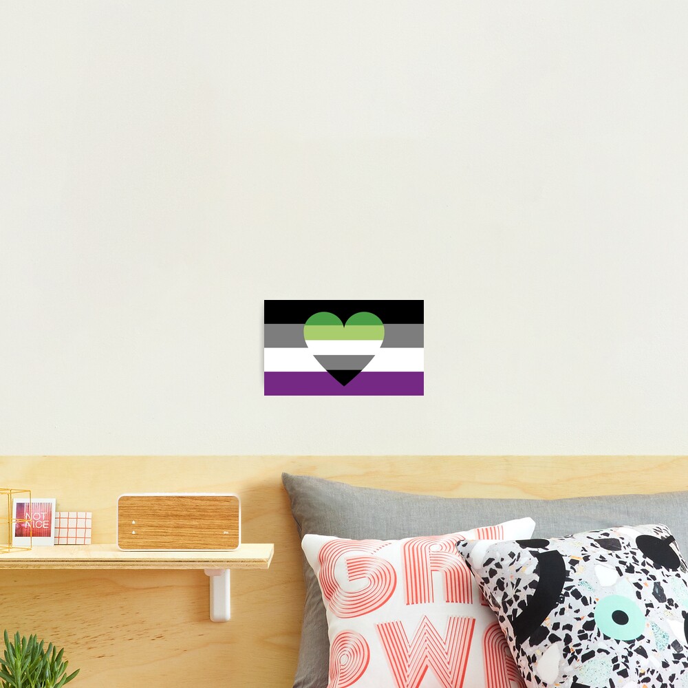 Asexual Aromantic Flag Photographic Print For Sale By Dlpalmer 