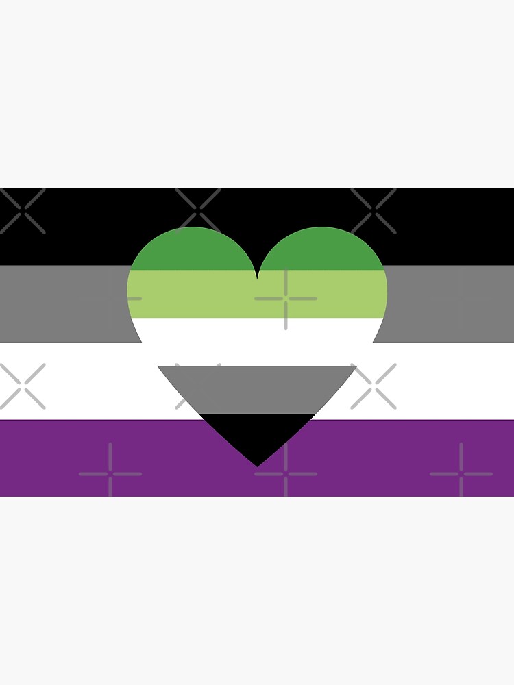 Asexual Aromantic Flag Photographic Print For Sale By Dlpalmer