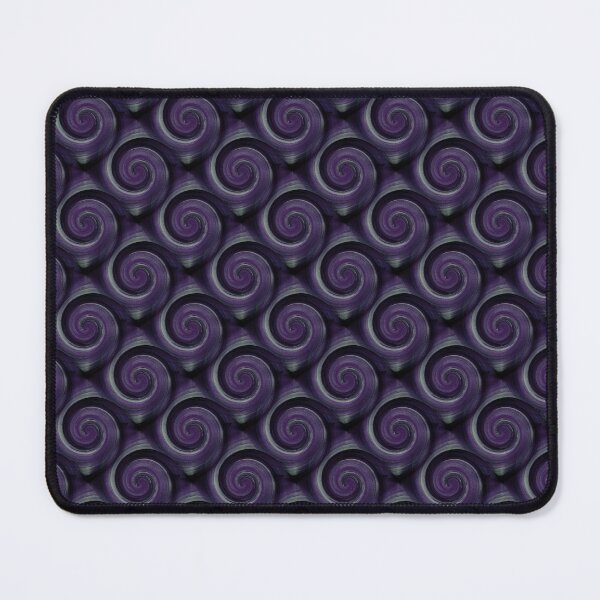 Item preview, Retro Spiral Swirl Pattern in Purple designed and sold by Artistestella.