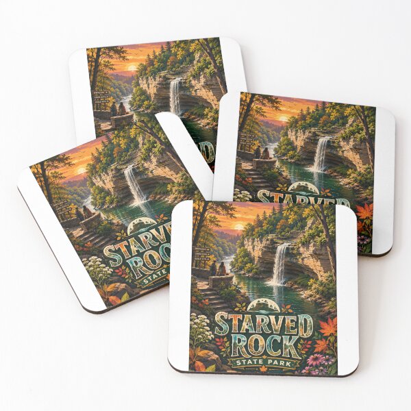 Item preview, Starved Rock State Park, Illinois River and LaSalle County designed and sold by Aryabek.