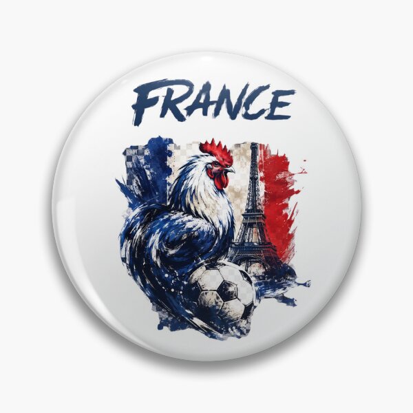 Item preview, France Football Legacy – Rooster Power French Soccer Fan Design designed and sold by SzymonC000zyArt.