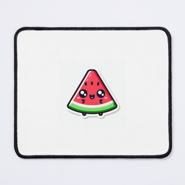 Item preview, Kawaii Watermelon Slice Sticker | Cute Summer Fruit designed and sold by PastelPawsArt.