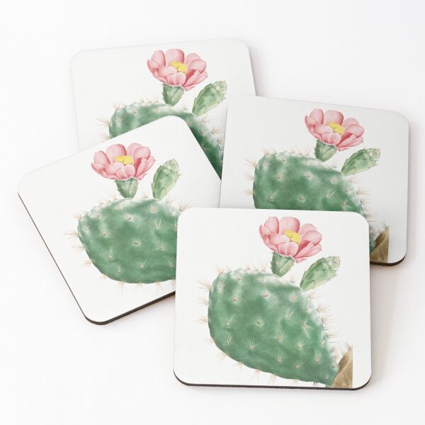 Item preview, Opuntia Cochenillifera Cactus Vintage Botanical Illustration designed and sold by TheRetroArtRoom.